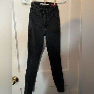 Celebrity pink black wash jeans